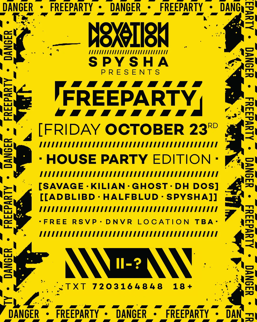 NOVATION X SPYSHA - 10.23.26 (FREEPARTY HOUSE PARTY)