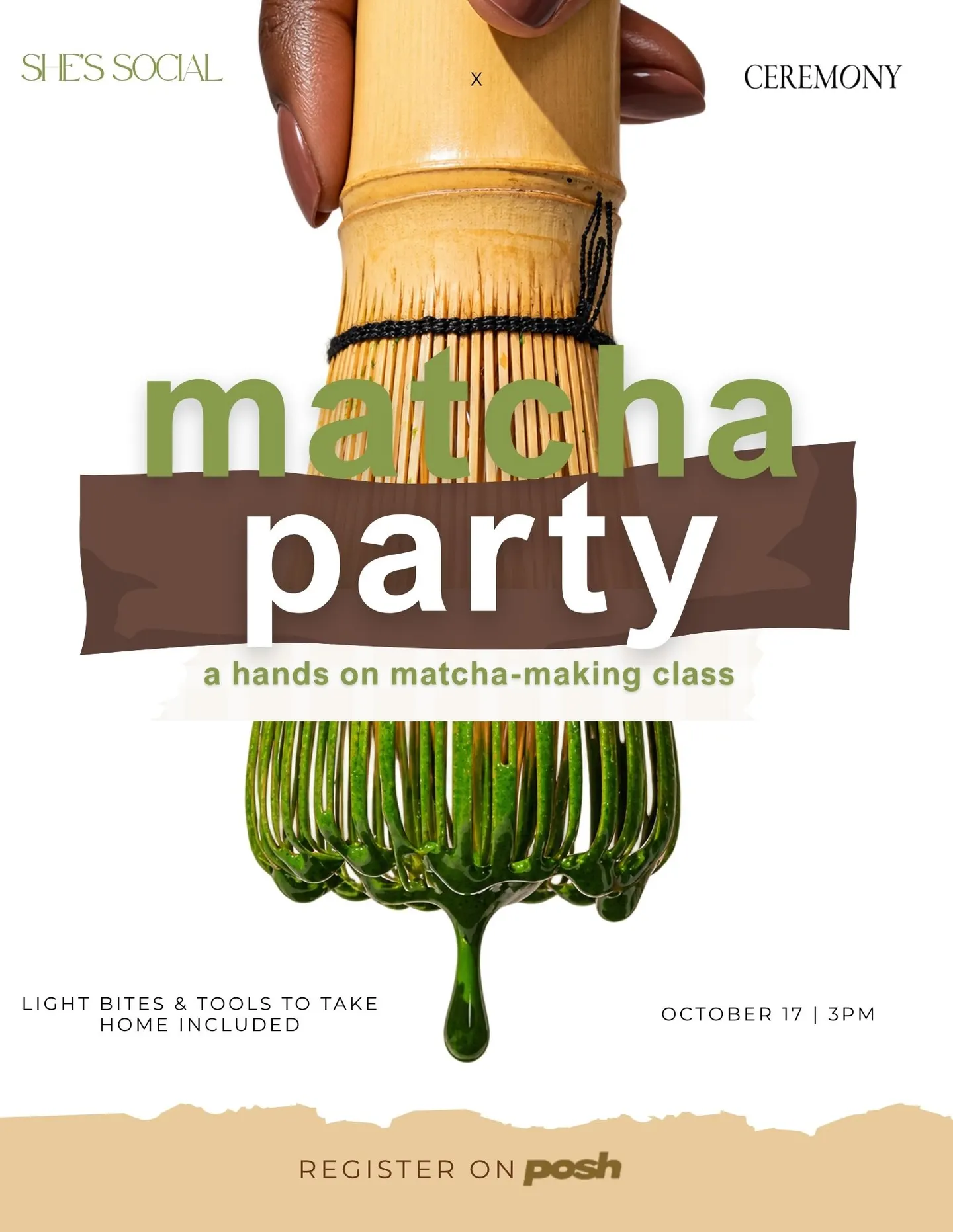 She's Social x Ceremony: Matcha Party