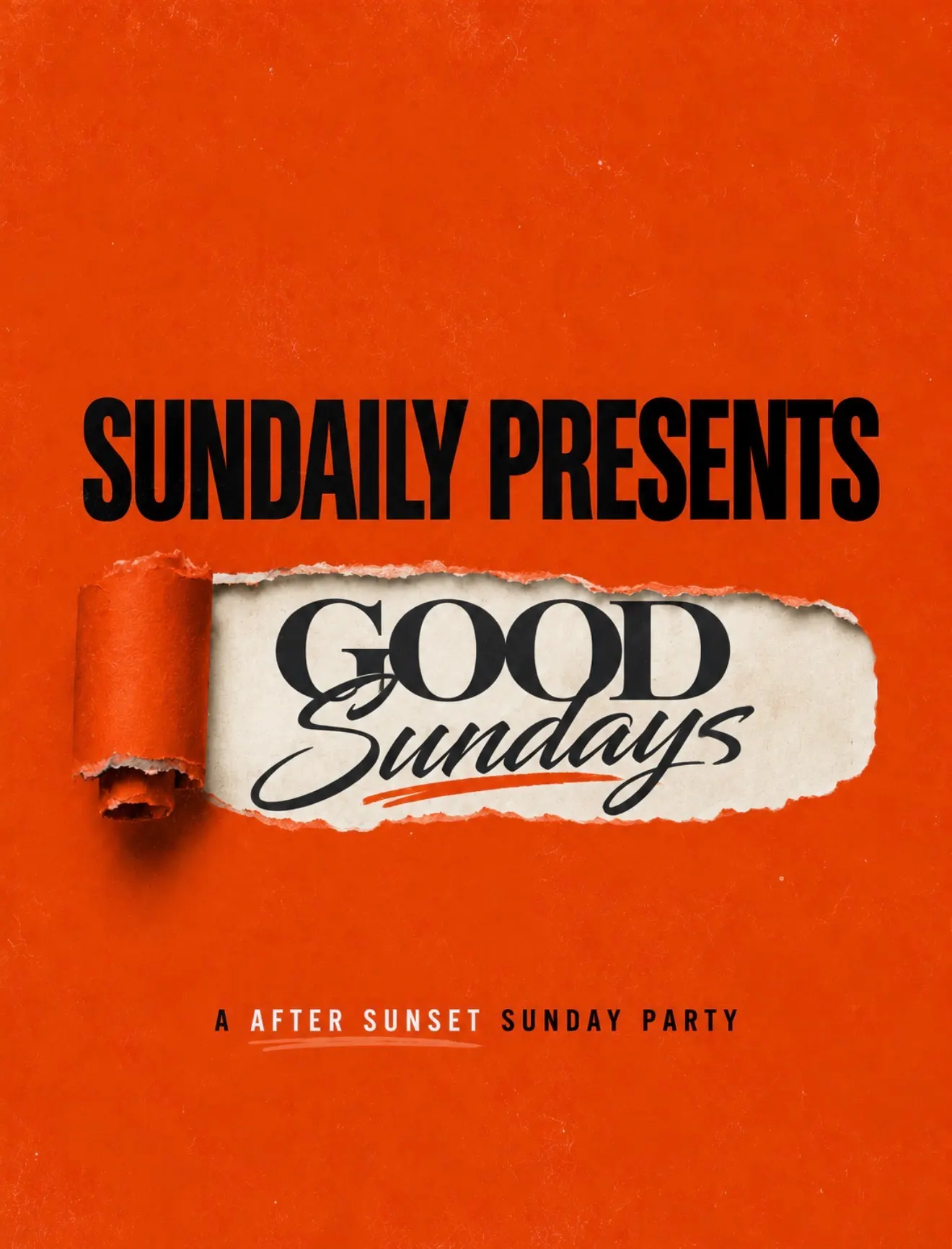 Sundaily x GVWW Present: GOOD Sundays An After-Sunset Sunday Party @ Unveiled