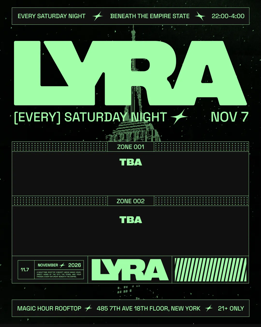 Lyra Rooftop Party 11.07.26