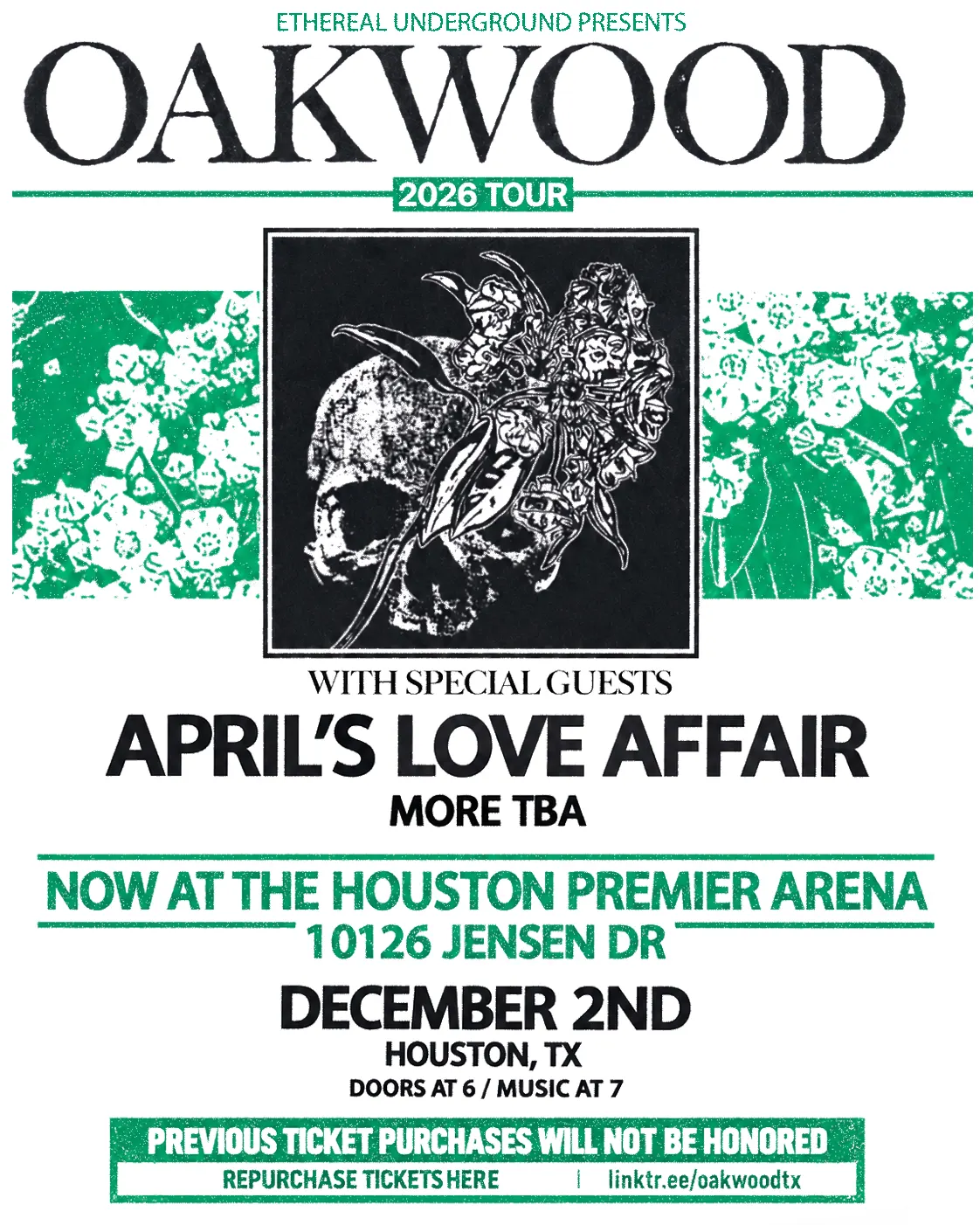 OAKWOOD - LIVE AT THE HOUSTON PREMIER ARENA (10126 JENSEN DR) 12.02.26