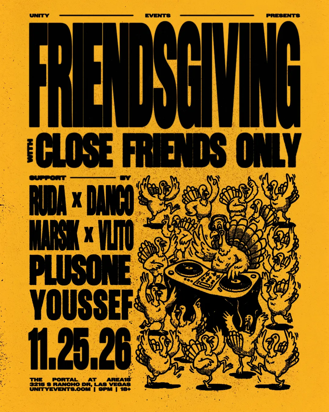 FRIENDSGIVING W/ CLOSE FRIENDS ONLY 🍗