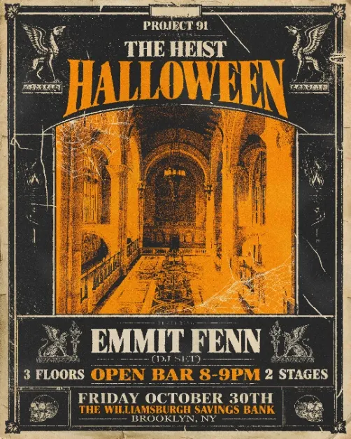 The Heist - Old Savings Bank Halloween ft. Emmit Fenn