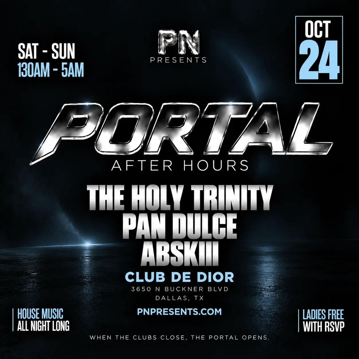 Portal - Saturday October 24th