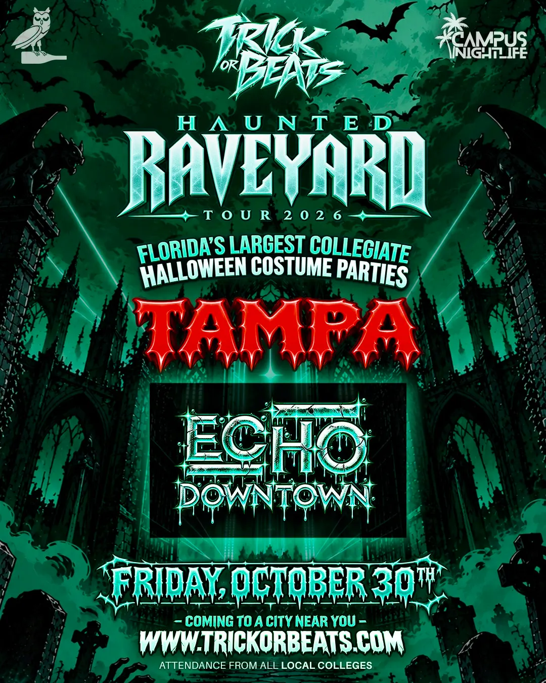 HAUNTED RAVEYARD TOUR: TAMPA