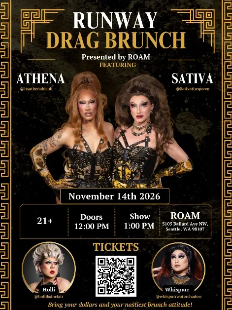 Runway Drag Brunch at Roam 11/14/26