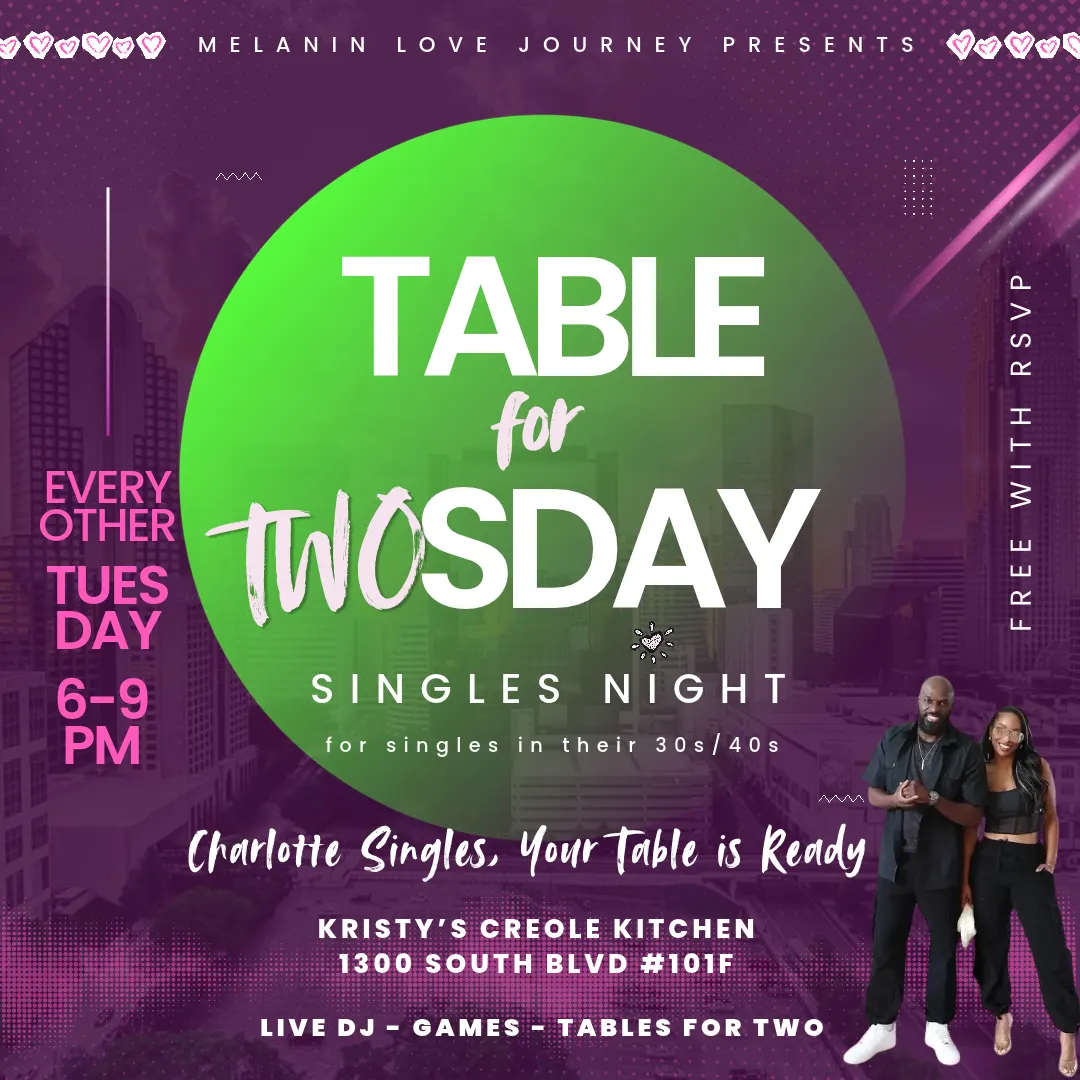 Table for Twosday Singles Night 10/27