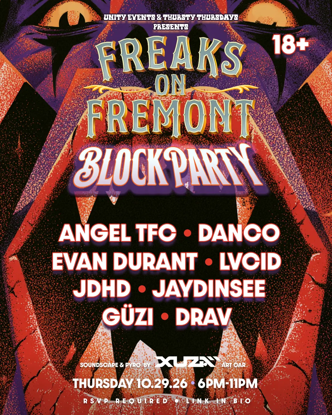 FREAKS ON FREMONT BLOCK PARTY 2026 🎃