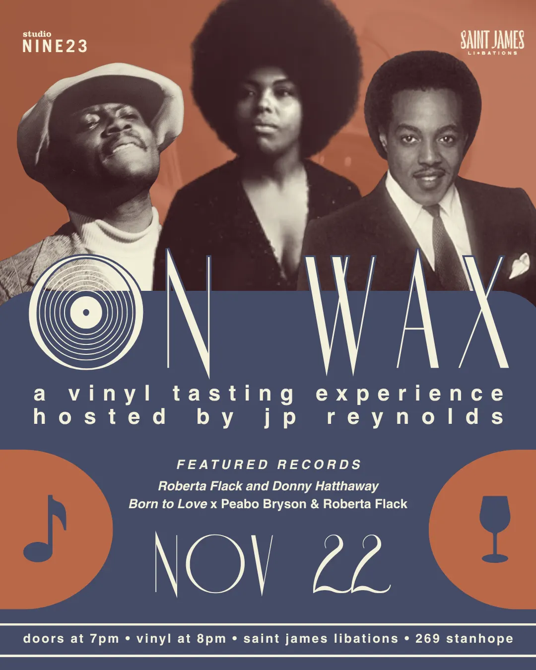 ON WAX: Roberta Flack, Donny Hathaway and Peabo Bryson