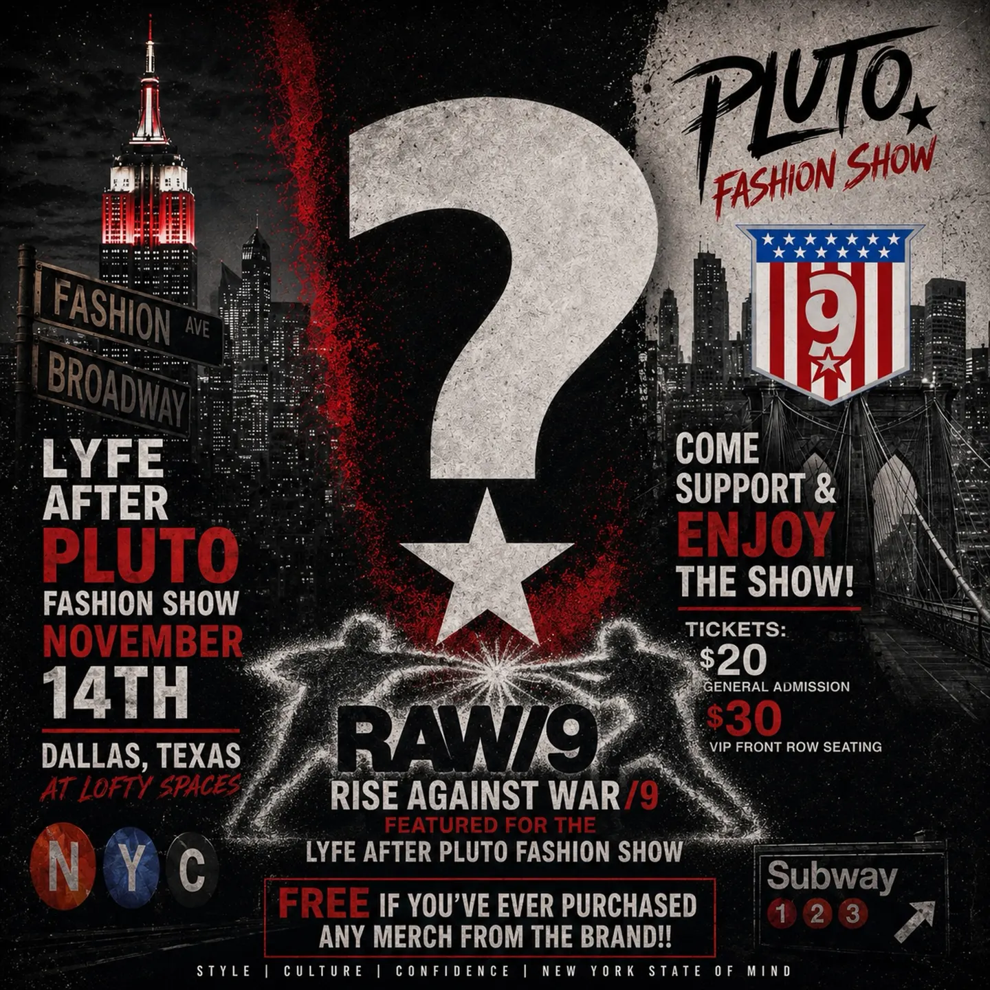 LYFE AFTER PLUTO FASHION SHOW