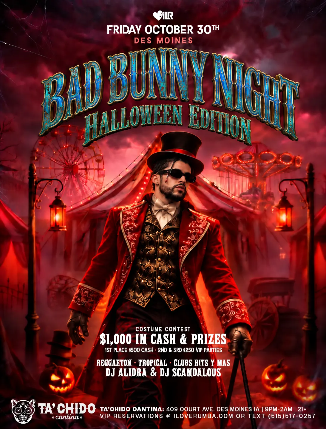 Bad Bunny Night โ Halloween Edition ๐