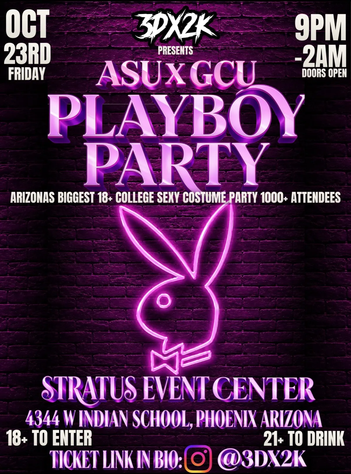 ASU X GCU PLAYBOY PARTY🐰