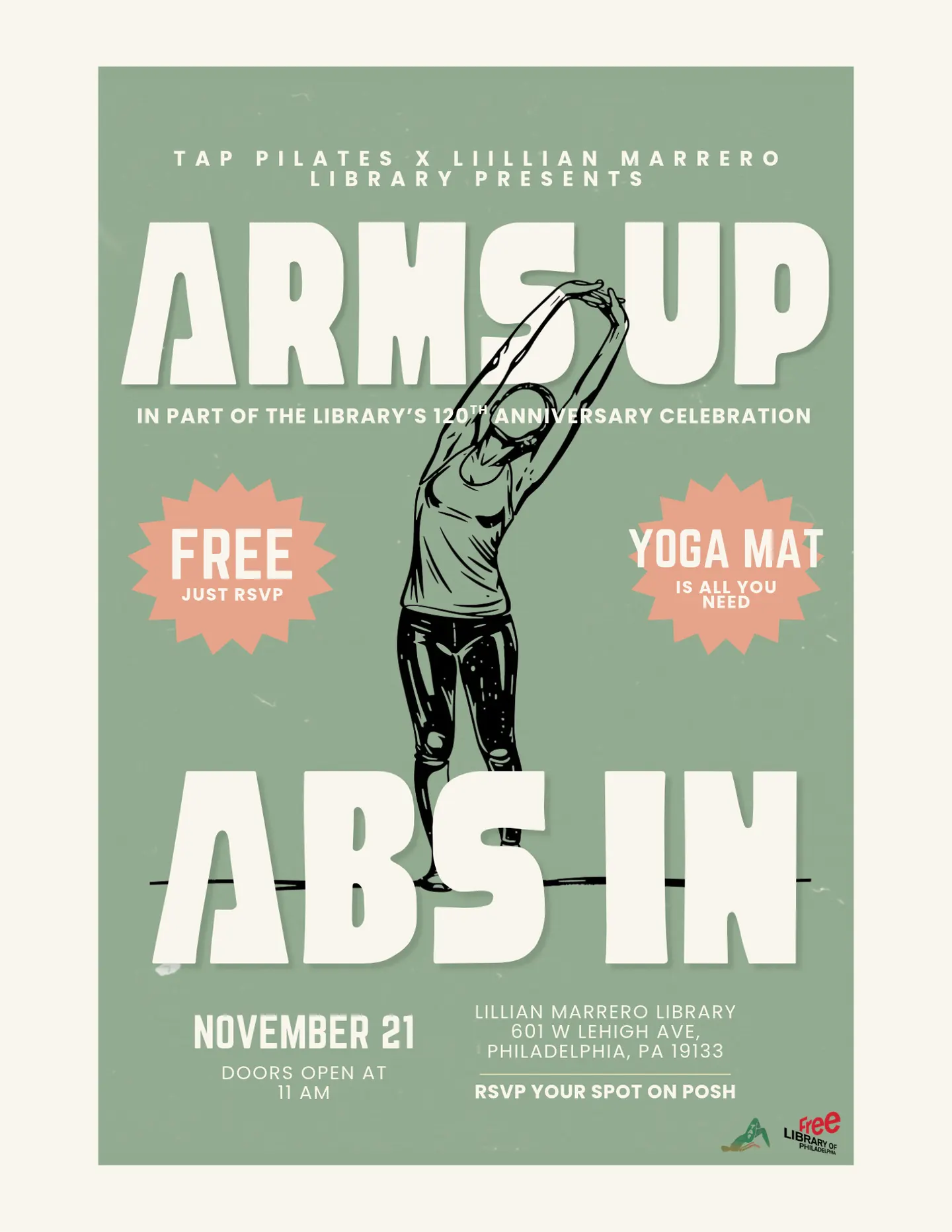 Arms Up, Abs In