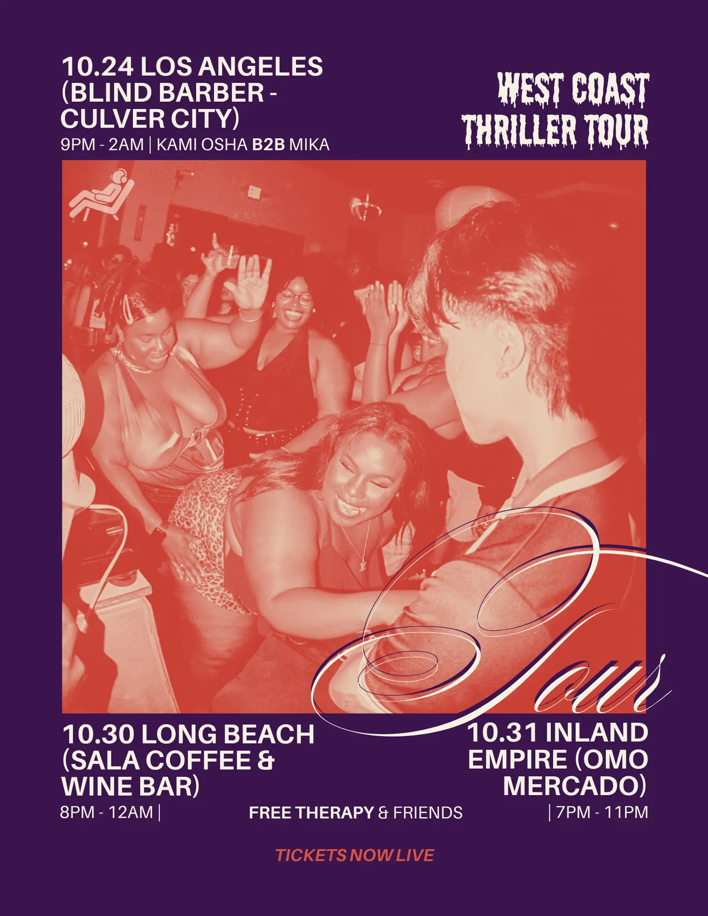 Free Therapy Presents: West Coast Thriller (Long Beach)