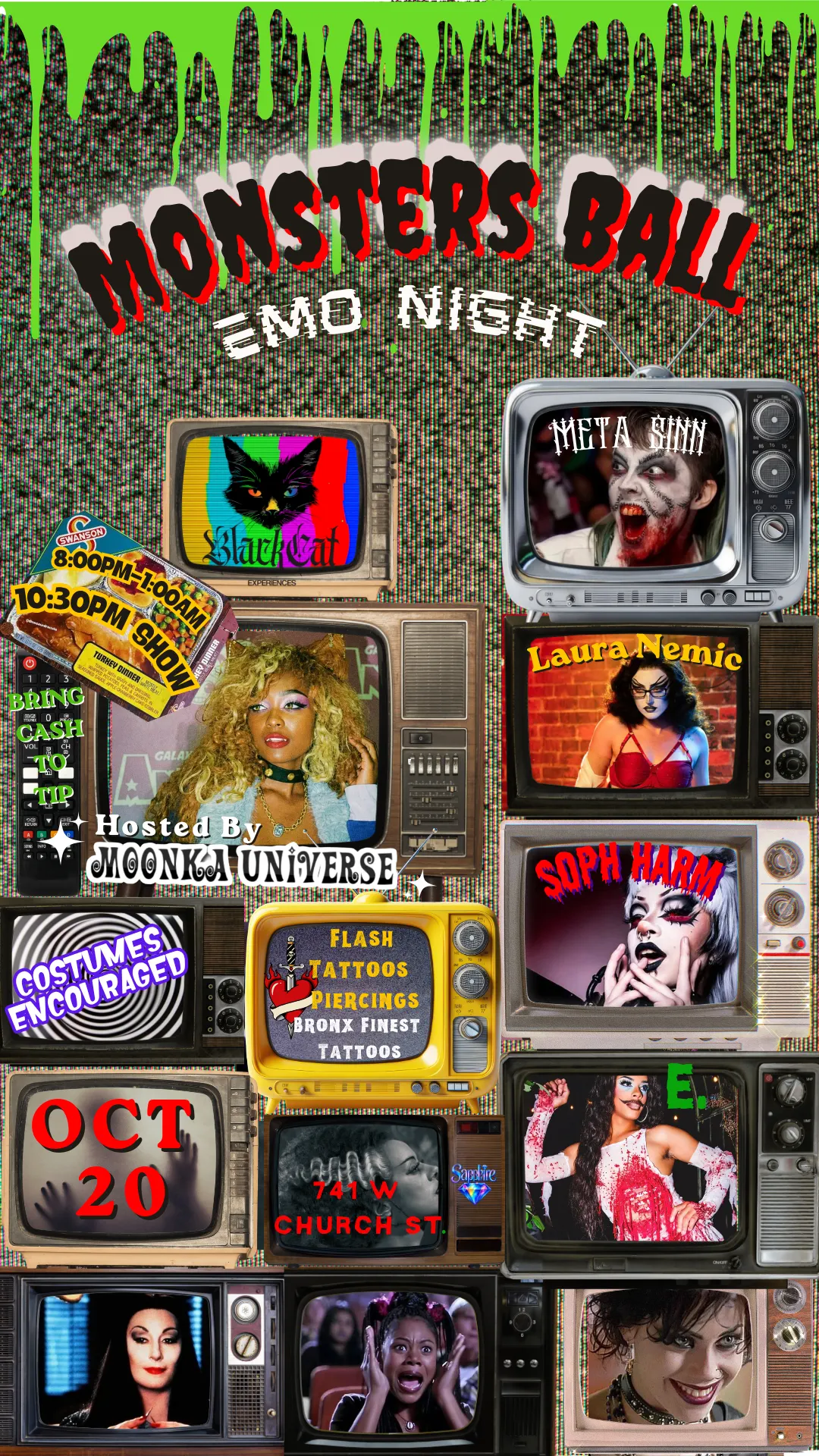 Moonka's Monsters Ball Emo Night