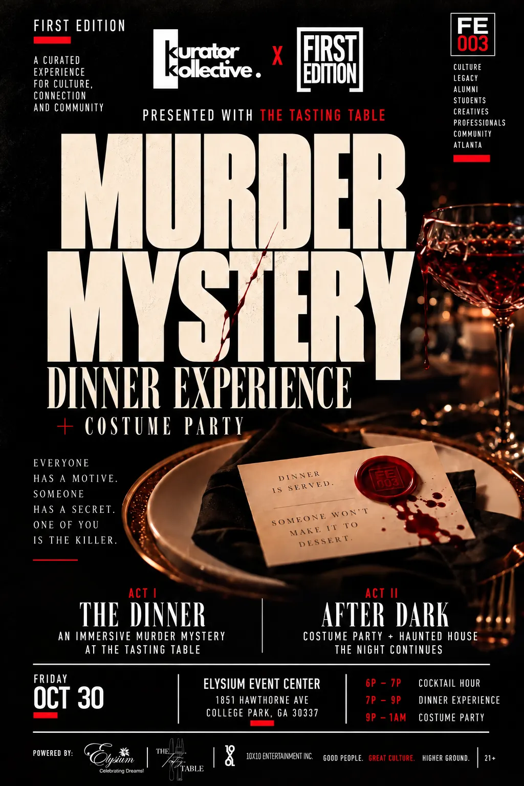 First Edition No. 003: A Murder Mystery