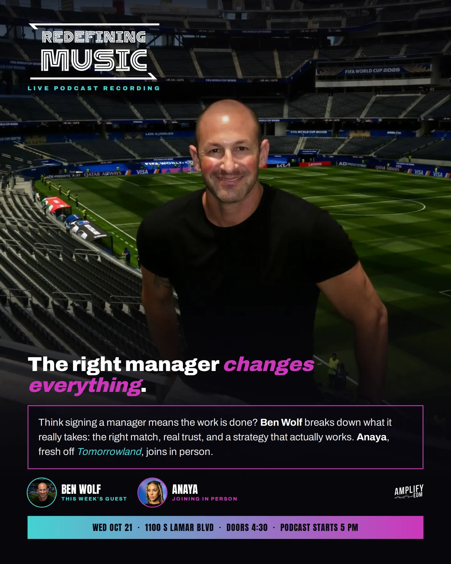 Redefining Music LIVE: The Right Manager Changes Everything