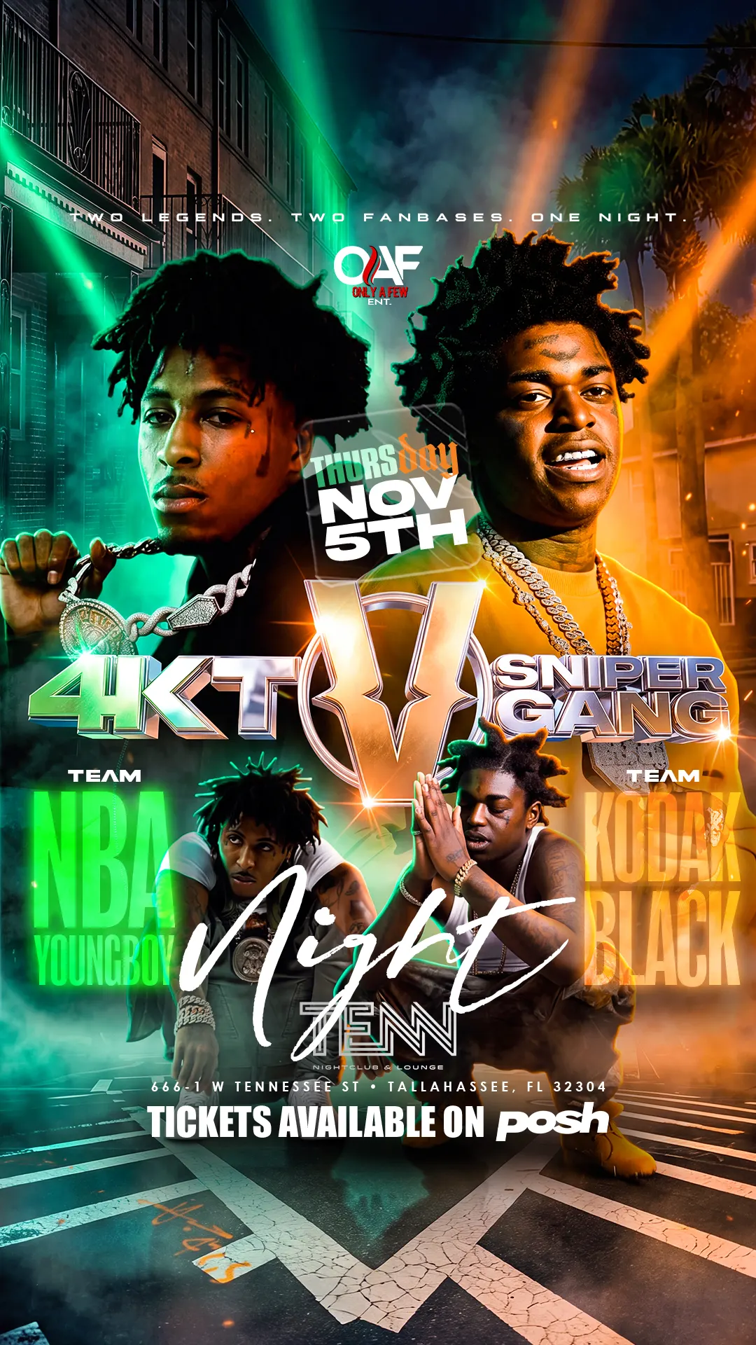 NBA YOUNGBOY vs. KODAK BLACK VERSUZ NIGHT
