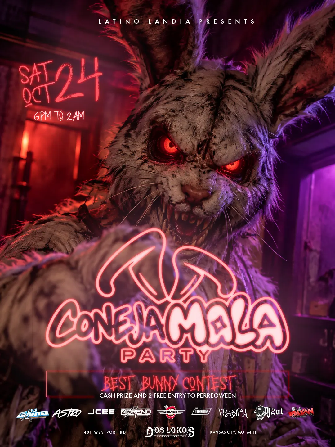 Latino Landia Coneja Mala Day Party 🐰