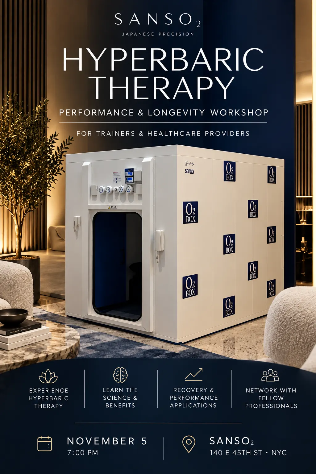 Hyperbaric Therapy: Performance & Longevity Workshop