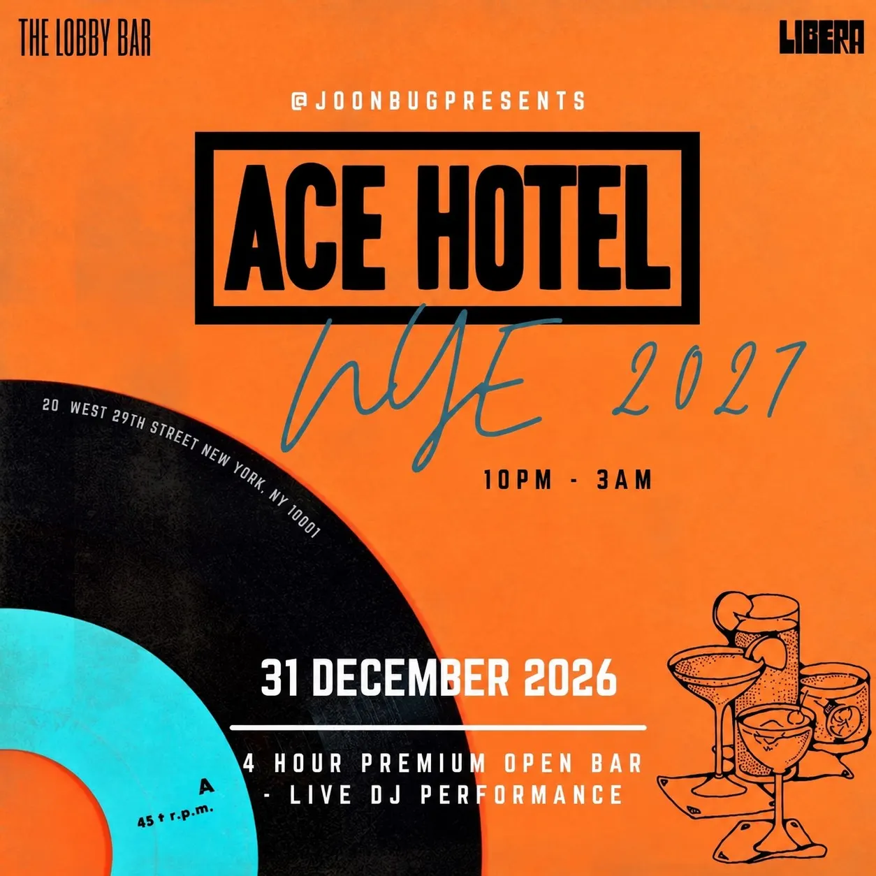 Ace Hotel NYE 2027 NYC