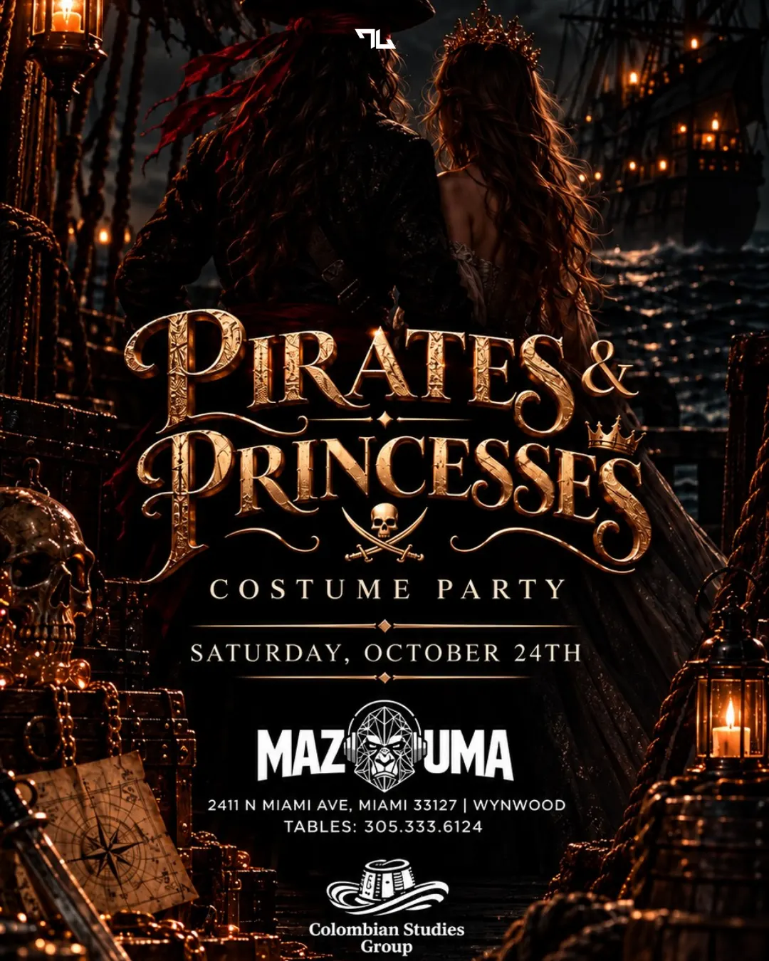 🏴☠️Pirates & Princessess Pre-Halloween Saturday