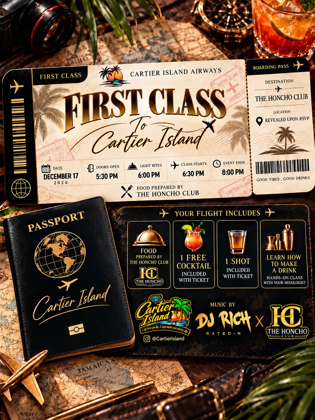 First Class To Cartier Island