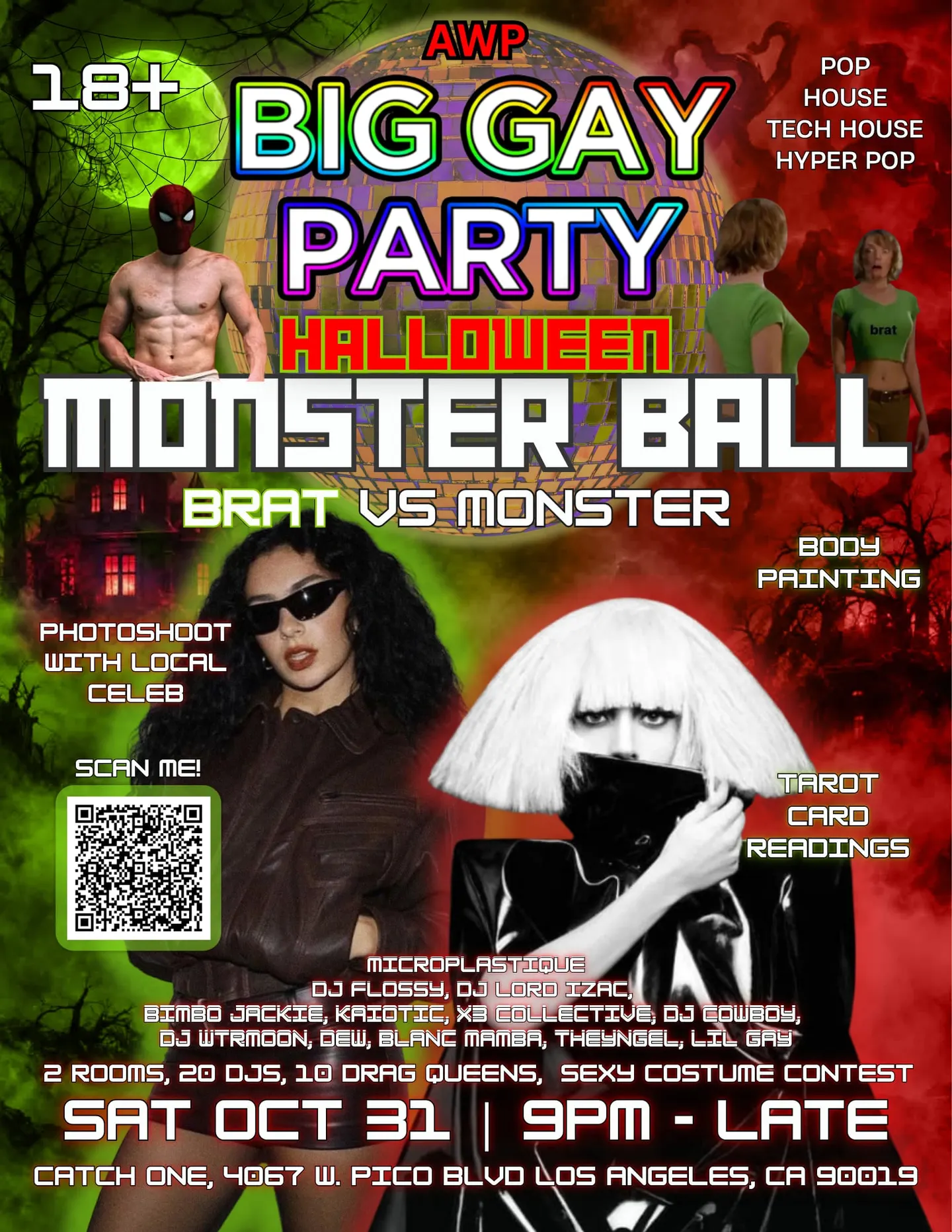 Big Gay Party Halloween Brat V.S. Monster