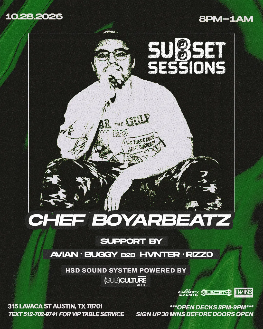 SUBset Sessions - CHEF BOYARBEATZ