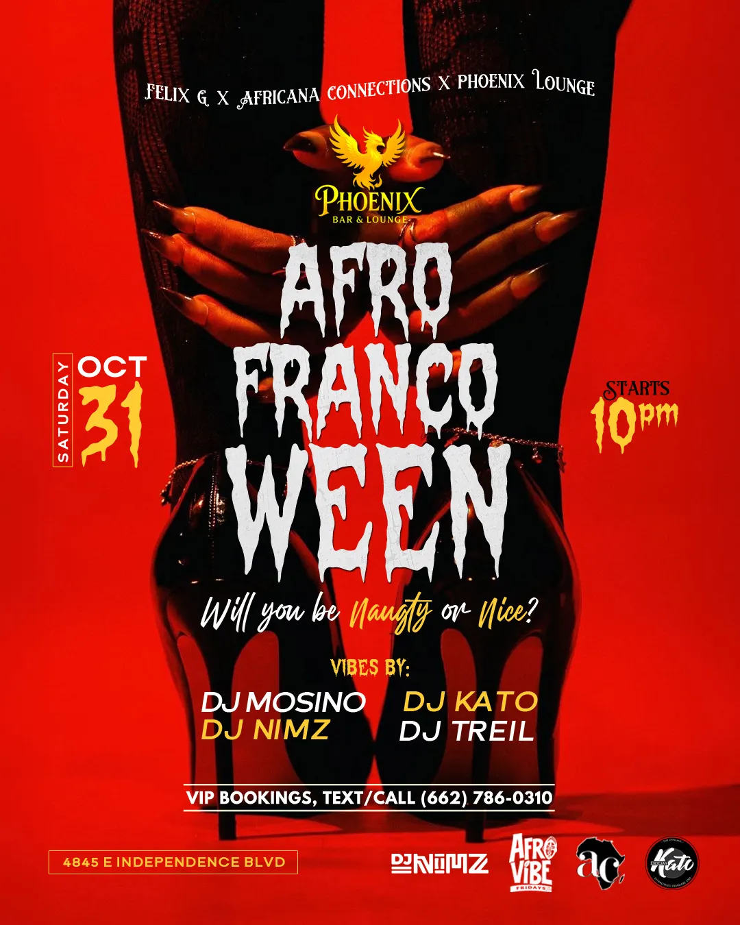 AFRO-FRANCO-WEEN, Halloween Party @Phoenix Lounge