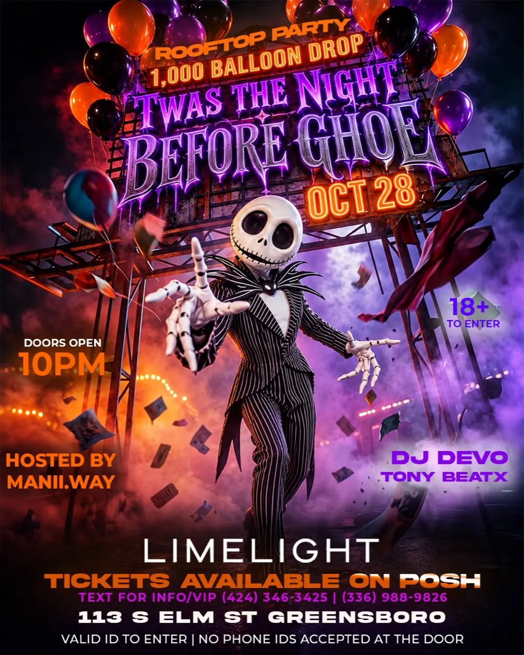 Twas the Night Before GHOE · Rooftop Party · October 28