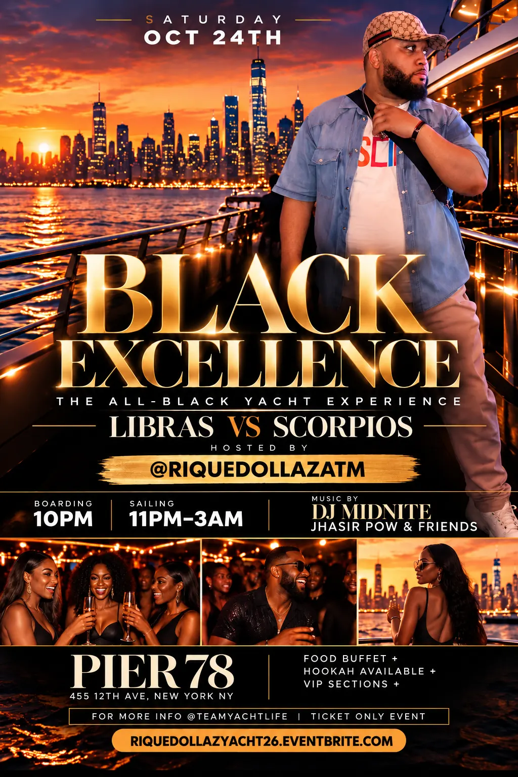 RIQUE DOLLAZ HOSTS YACHT LIFE