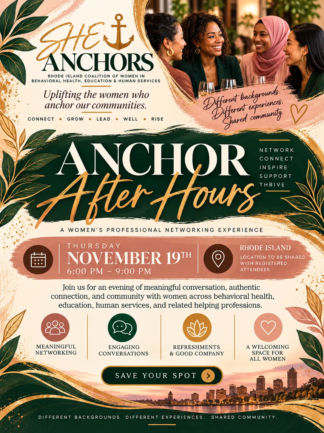 NOVEMBER | SHE ANCHORS ANCHOR AFTER HOURS ⚓️