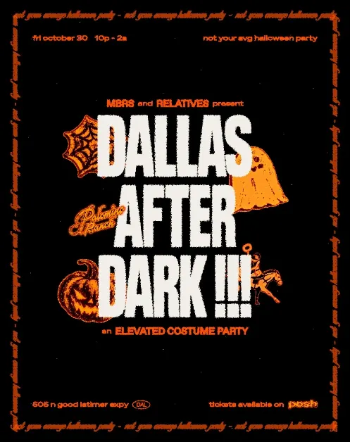 DALLAS AFTER DARK, an elevated costume party