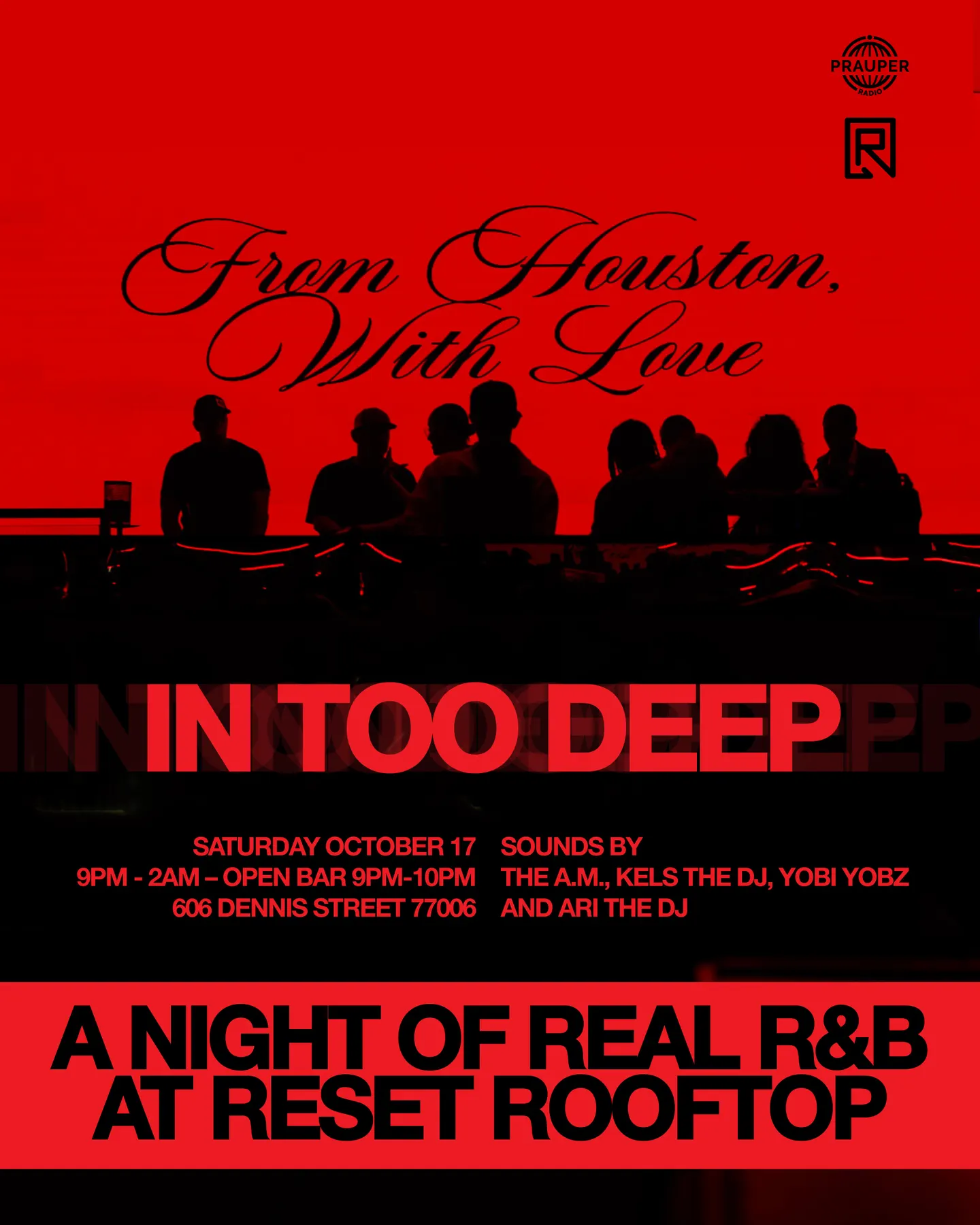 In Too Deep: A NIght of Real RnB at Reset Rooftop