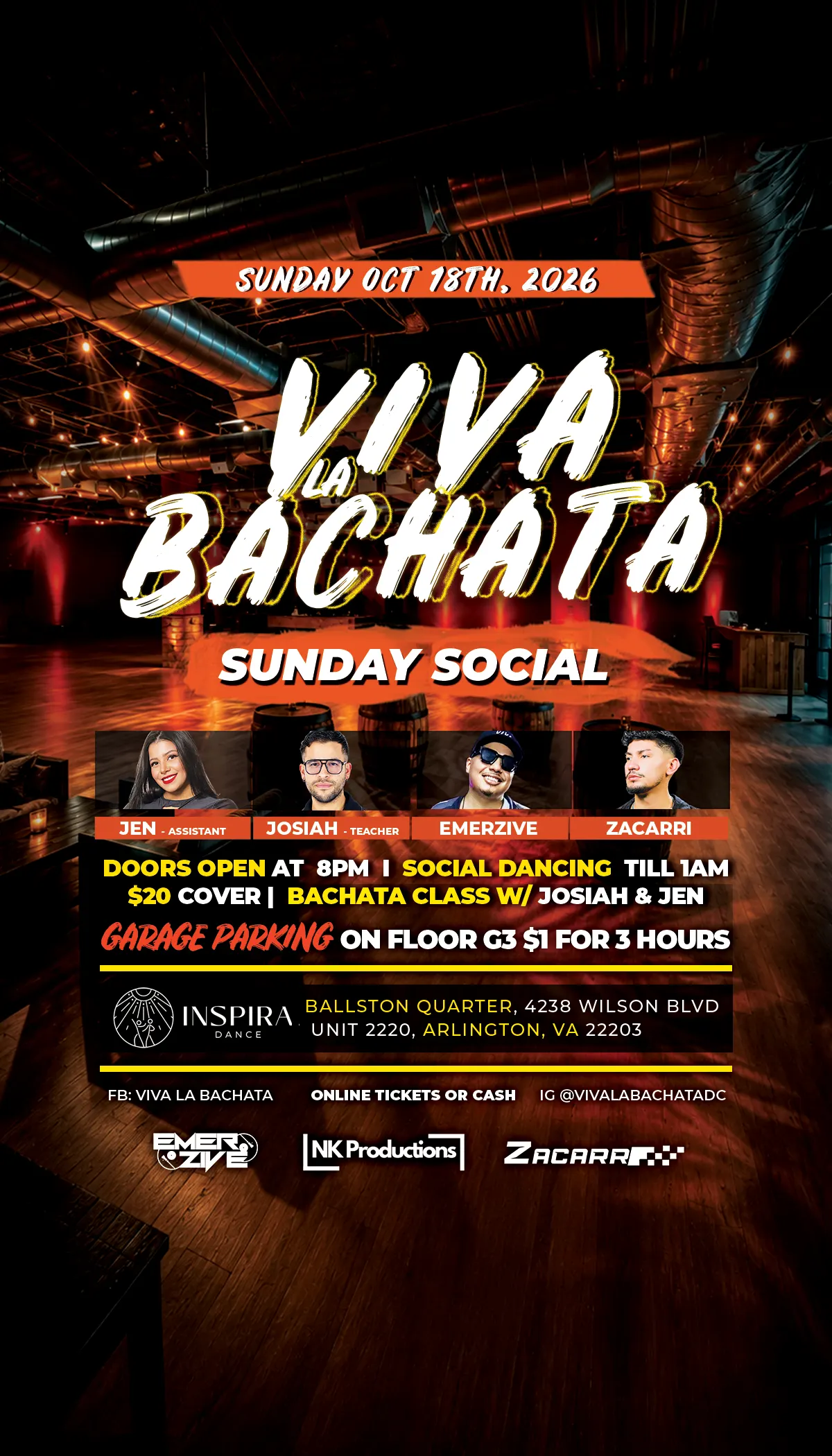 🐻 Viva La Bachata Sunday Social 🛢️