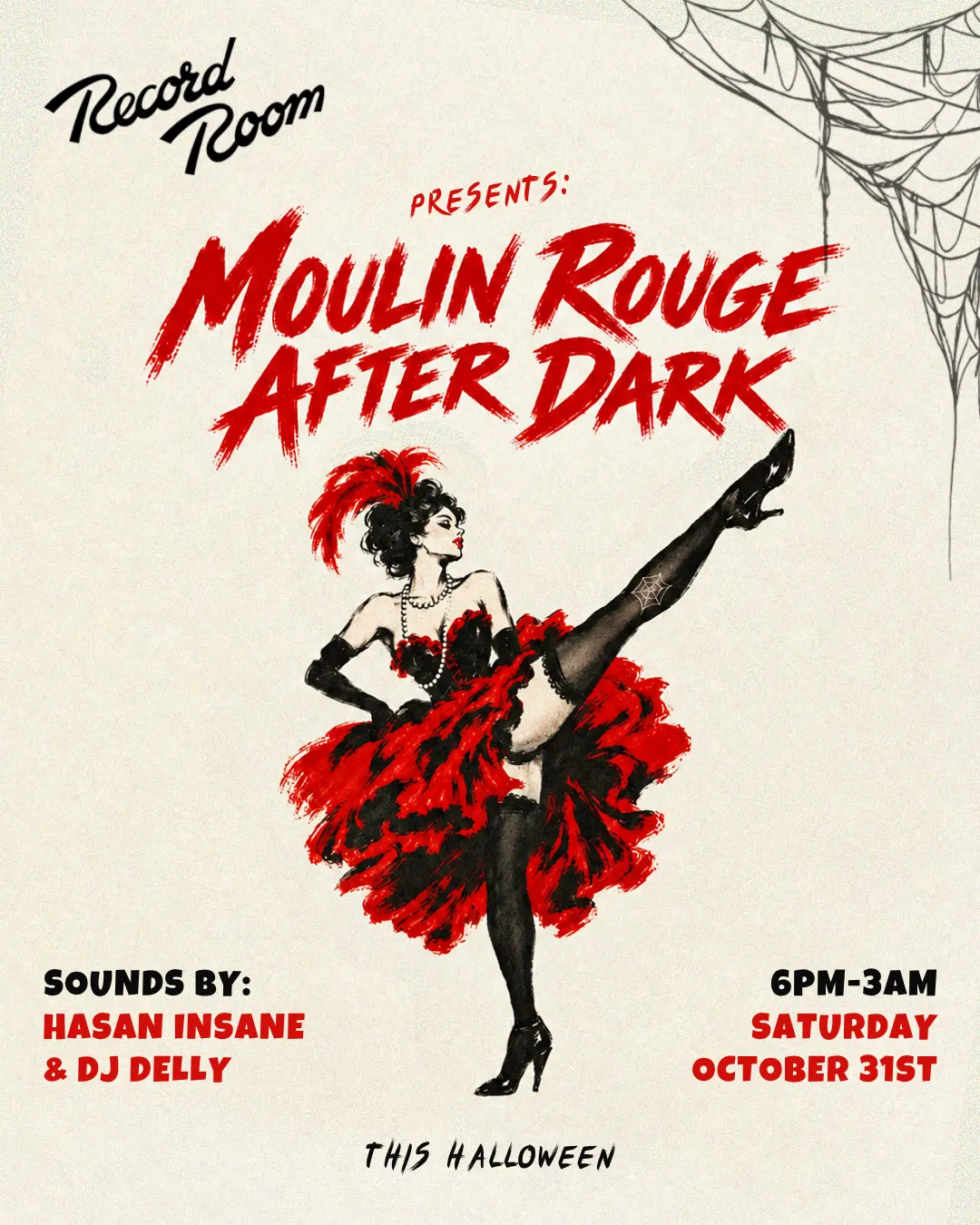 A Record Room Halloween: Moulin Rouge After Dark
