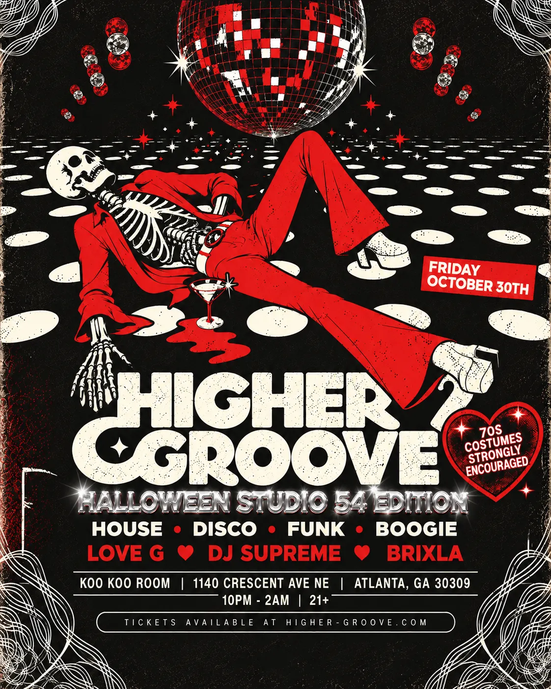 Higher Groove Halloween: Studio 54 Edition