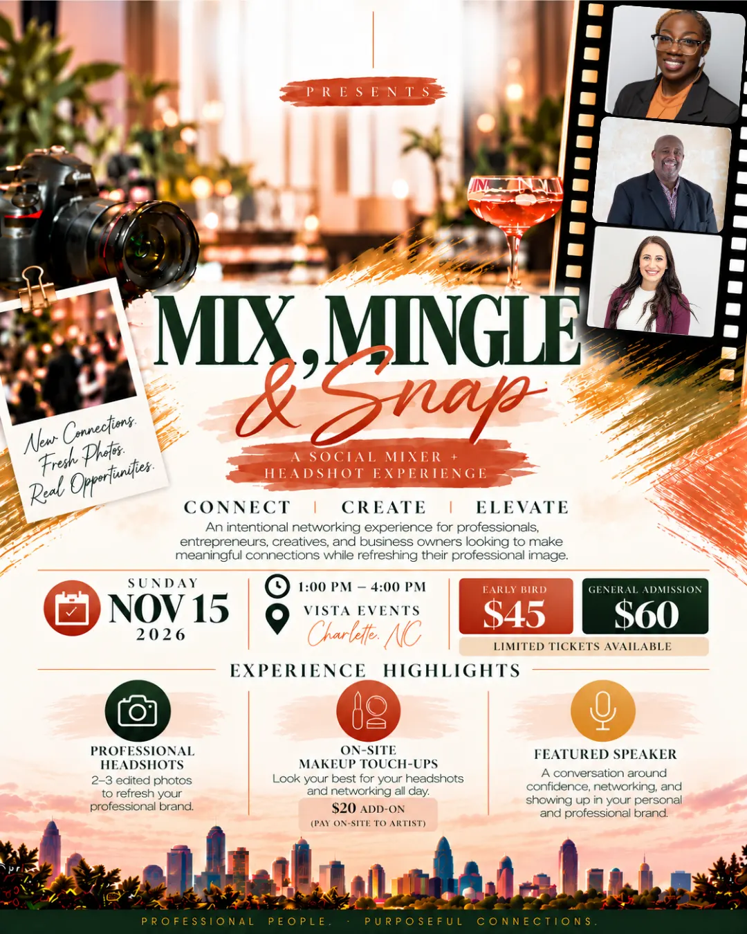 Mix, Mingle & Snap