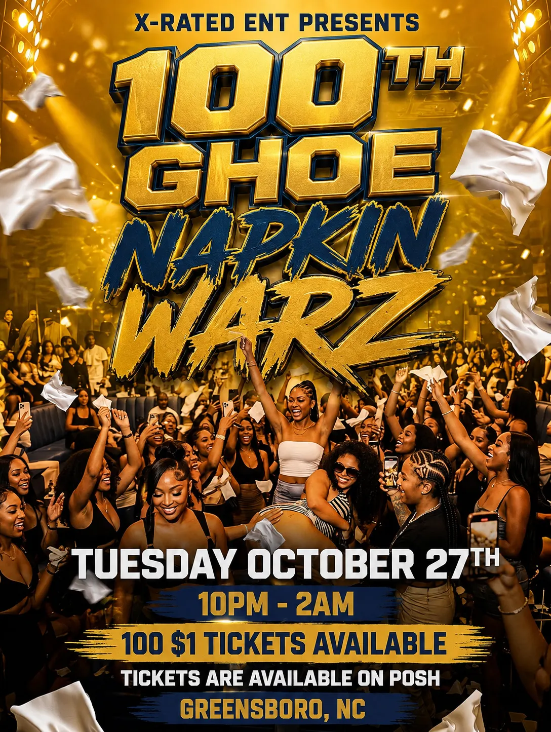 100TH GHOE NAPKIN WARZ