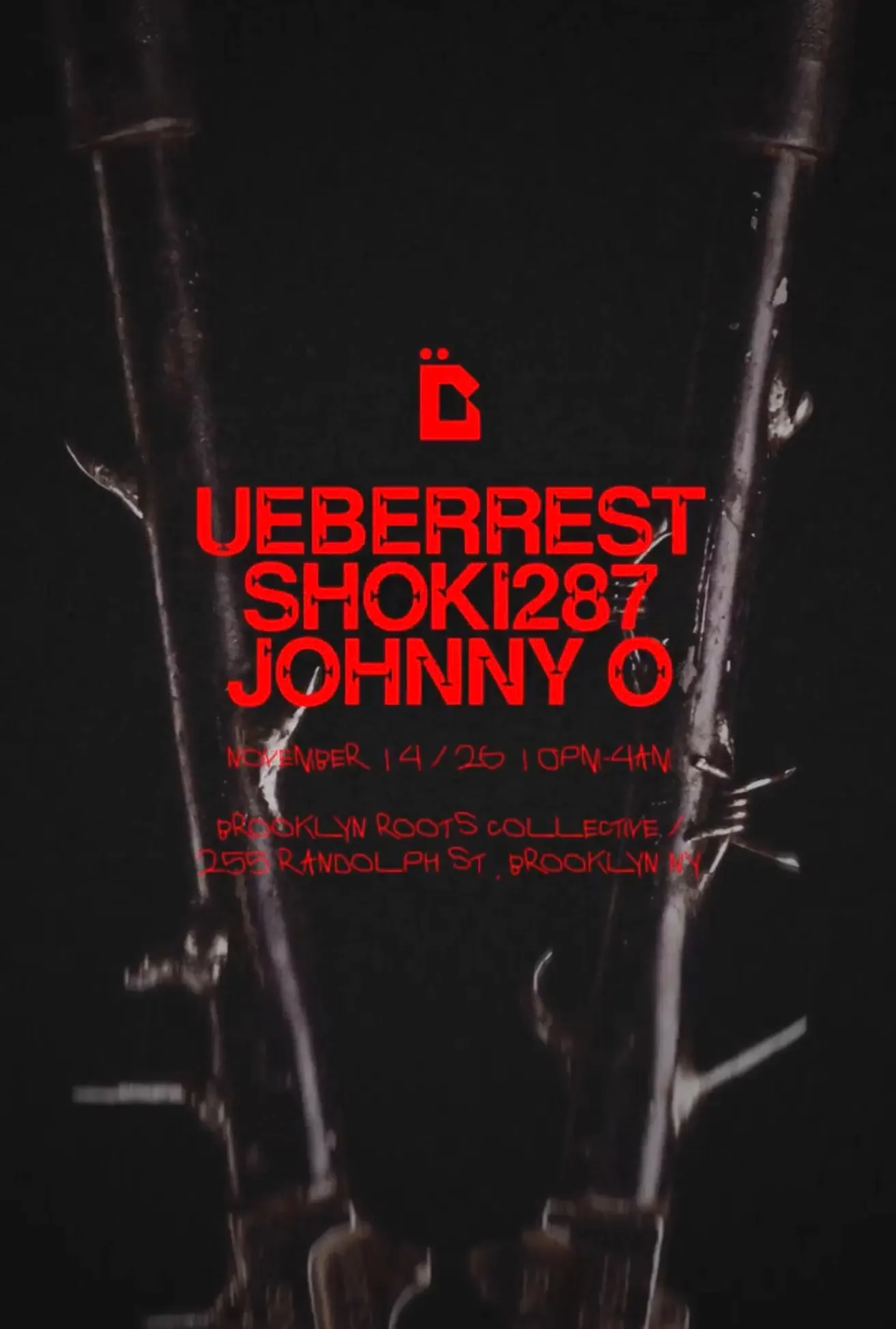 AGAPĒ PRESENTS: UEBERREST + SHOKI287
