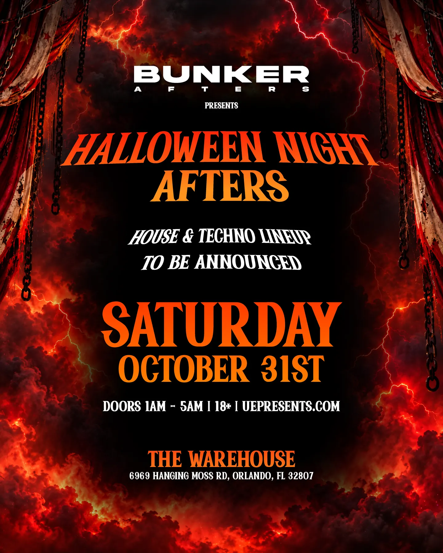 Halloween Night Warehouse Afters 2026 🎃