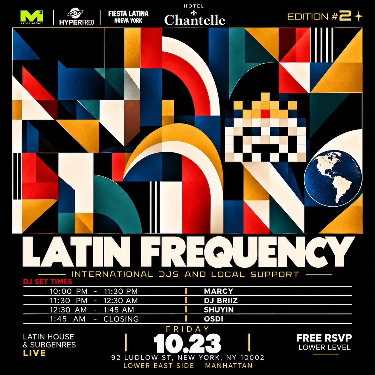 Fri, 10/23: Latin Frequency Vol. 2: Latin House & Underground Music (DrinkUpinNYC)