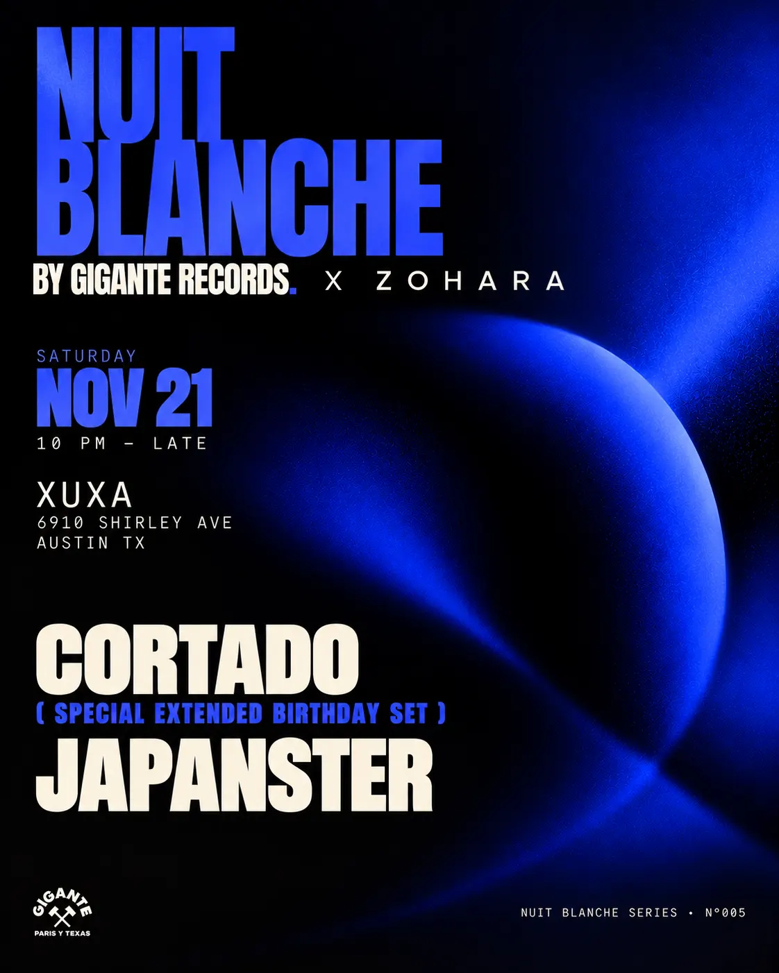 Nuit Blanche by Gigante Records x Zohara