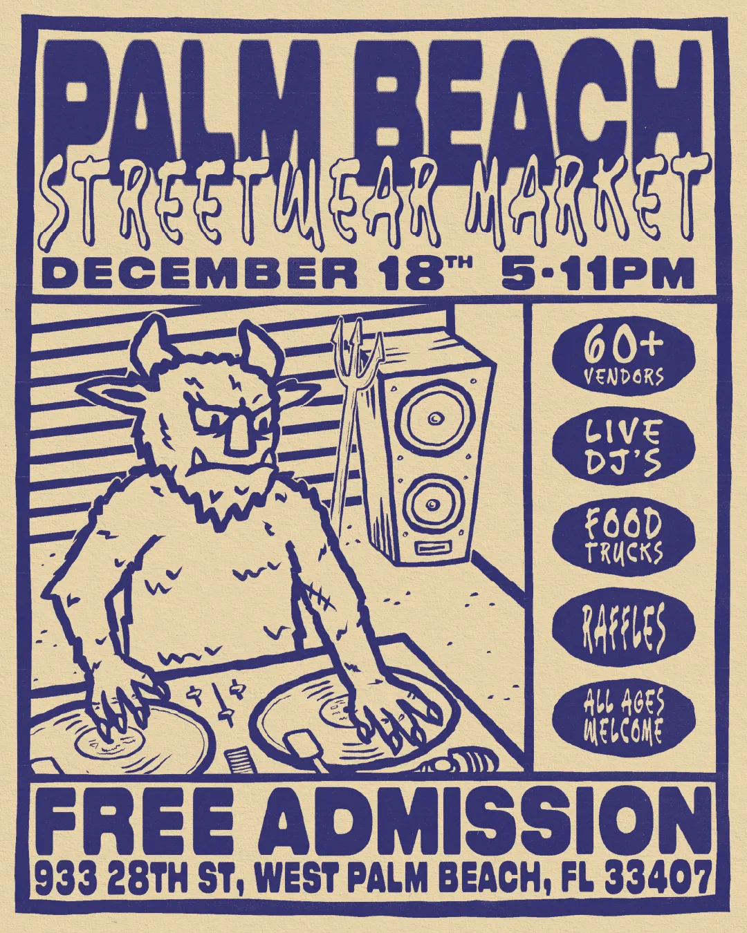 Palm Beach Streetwear Market 12-18-26