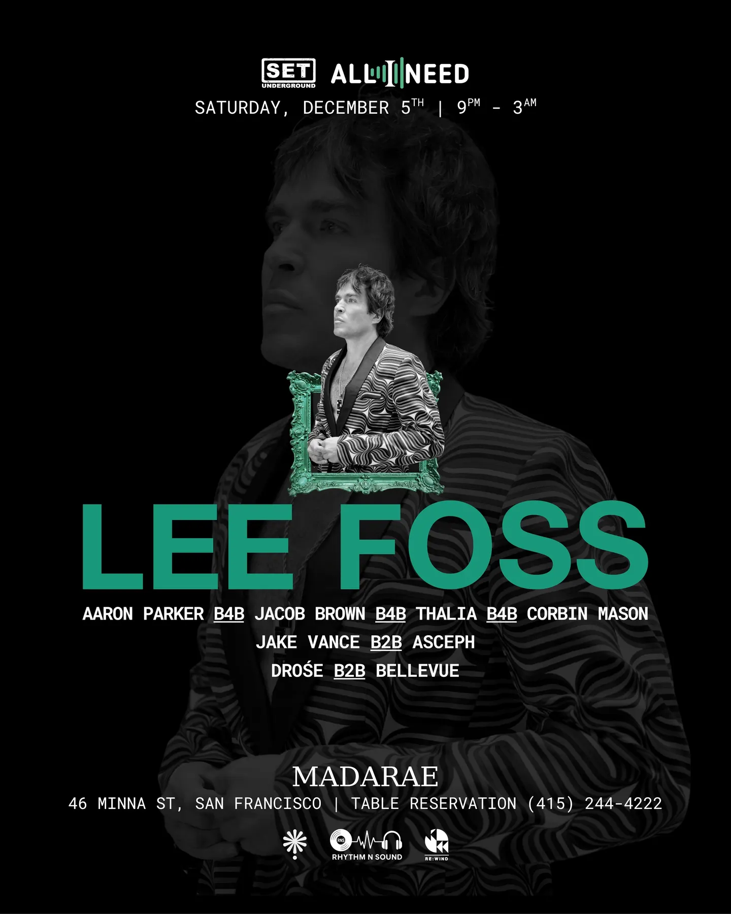 LEE FOSS at MadaRae Nightclub San Francisco