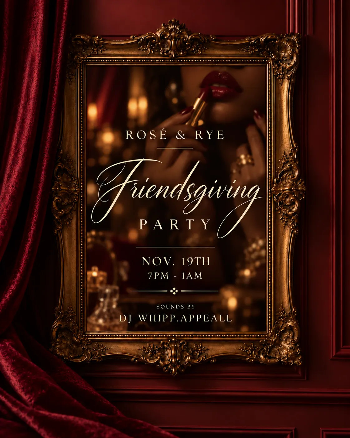 ROSÉ & RYE Friendsgiving Party