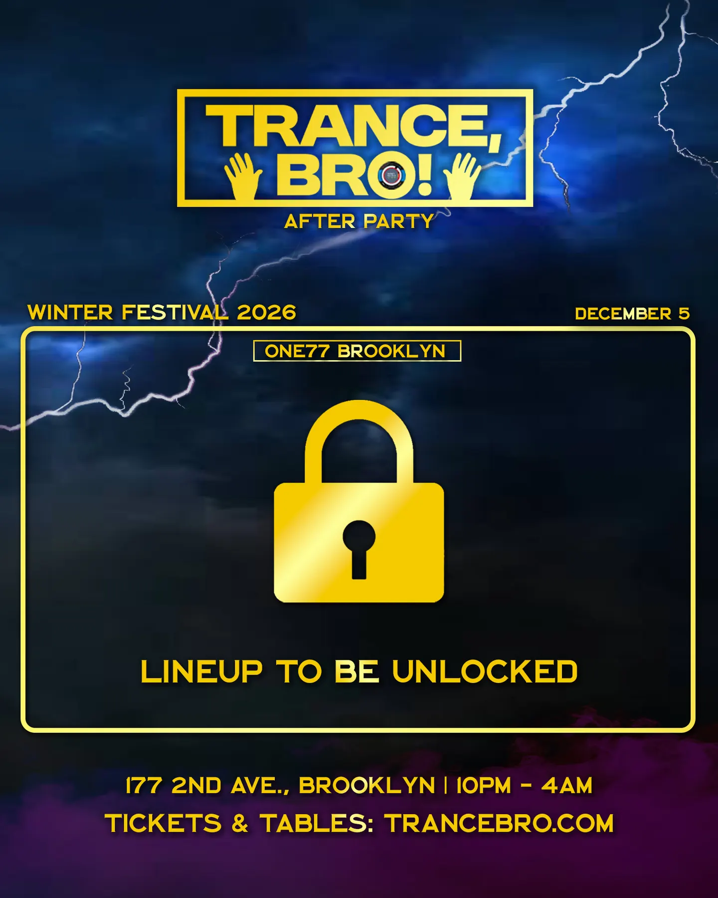 Trance, Bro! Festival Afterparty