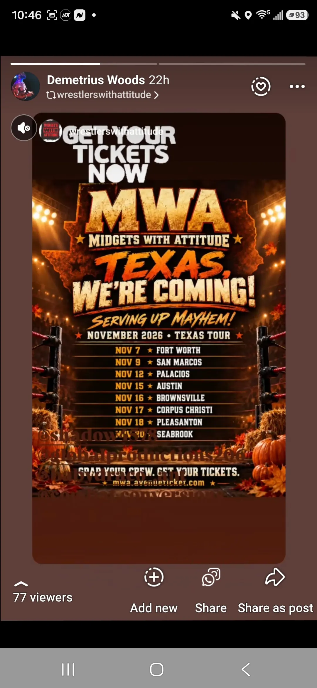 MIDGETS WITH ATTITUDE WORLD TOUR ( AUSTIN TX) @BACKWOOD BAR