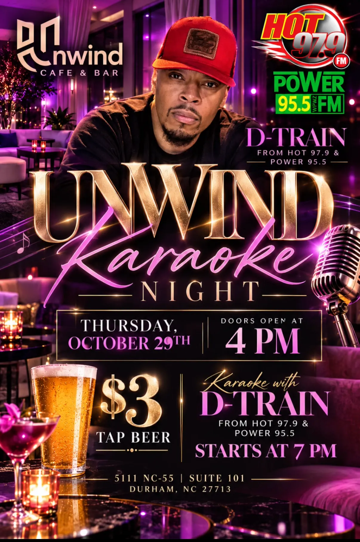 Unwind Karaoke Night